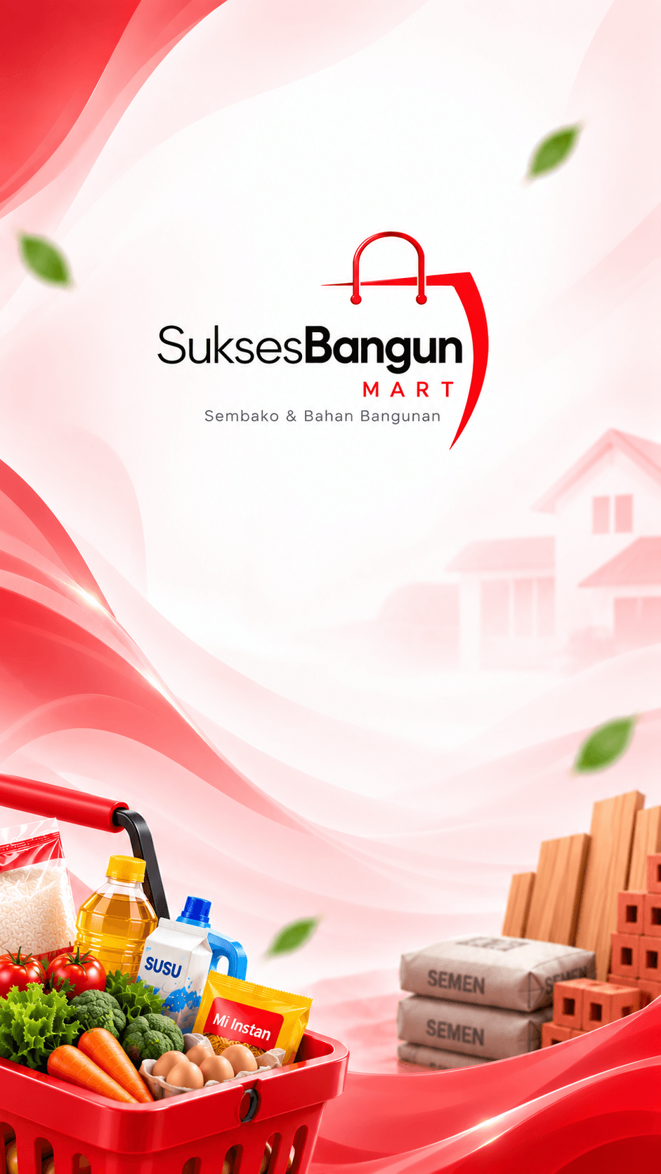 SuksesBangun Mart. Sembako dan bahan bangunan.